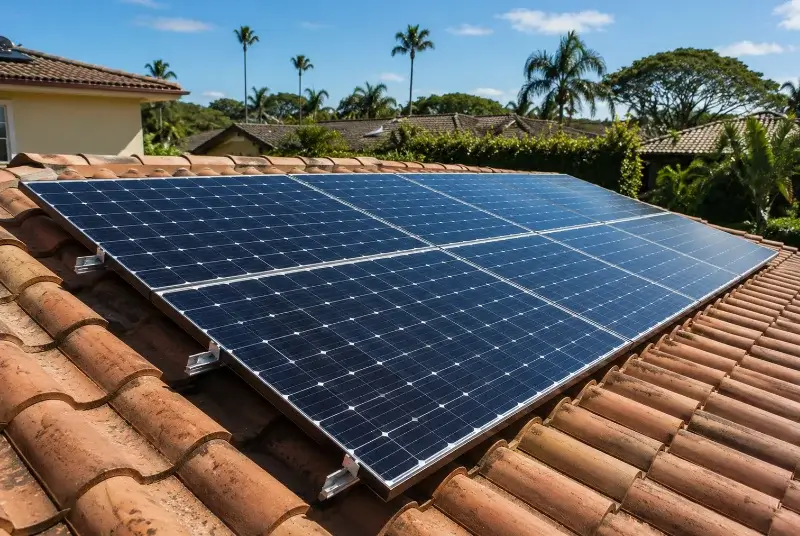 Installation de panneaux solaires en Vendee